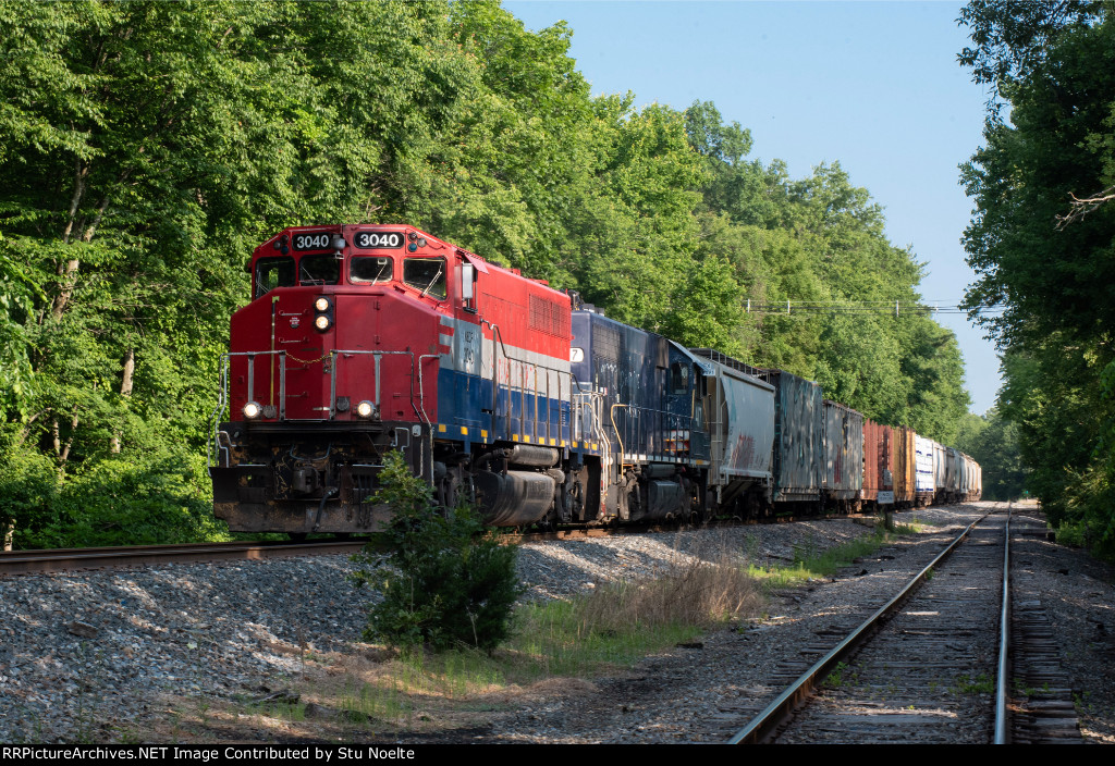 NECR 608 south in daylight